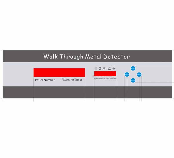 802型(6區位)通過式金屬安檢門